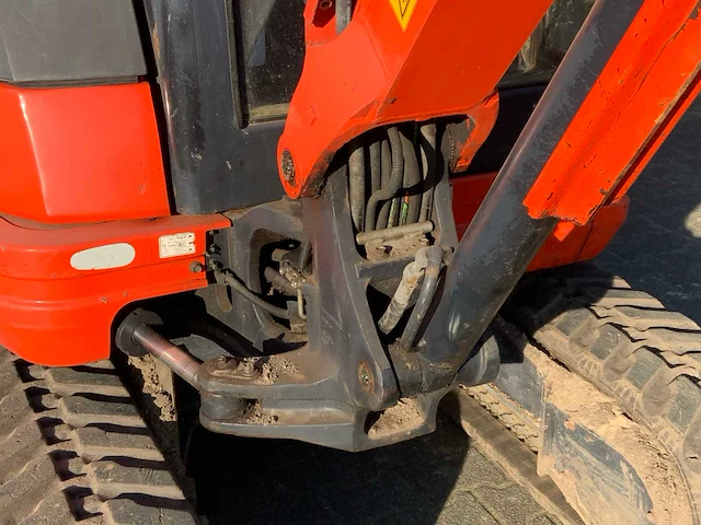 2015 kubota kx61-3 minigraafmachine - afbeelding 3 van  29