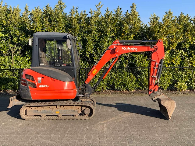 2015 kubota kx61-3 minigraafmachine - afbeelding 12 van  29