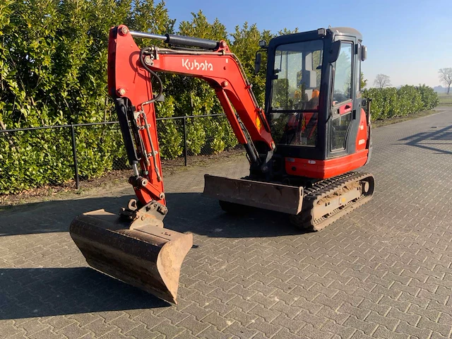 2015 kubota kx61-3 minigraafmachine - afbeelding 23 van  29