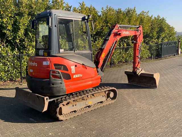 2015 kubota kx61-3 minigraafmachine - afbeelding 25 van  29