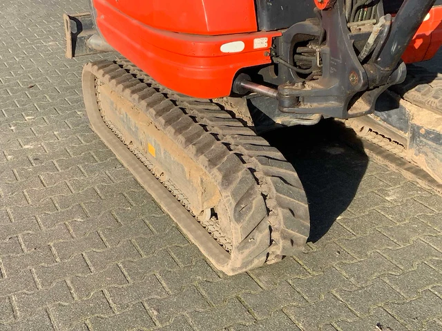 2015 kubota kx61-3 minigraafmachine - afbeelding 28 van  29