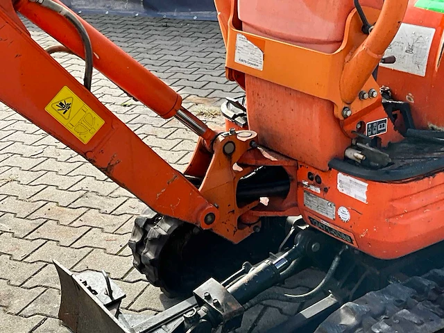 2015 kubota u10-3 mini graafmachine - afbeelding 9 van  38