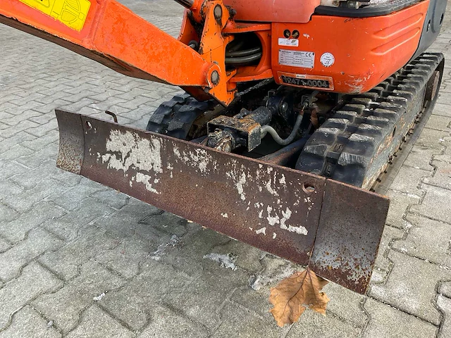 2015 kubota u10-3 vhg mini graafmachine - afbeelding 3 van  25