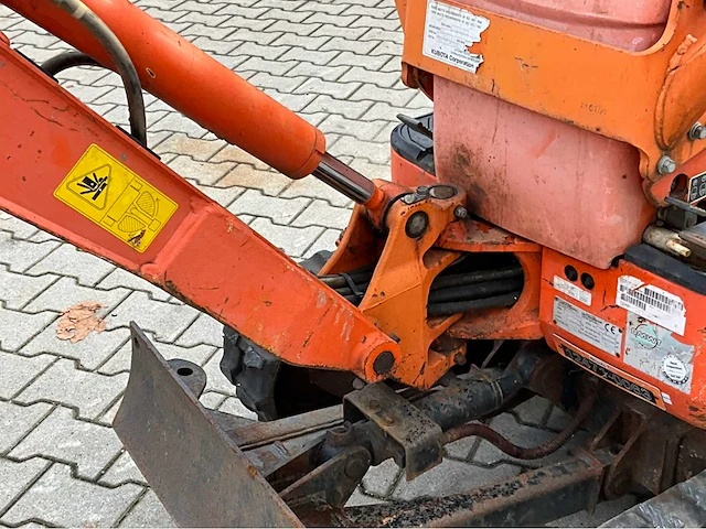 2015 kubota u10-3 vhg mini graafmachine - afbeelding 11 van  40