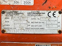 2015 kubota u10-3 vhg mini graafmachine - afbeelding 35 van  40