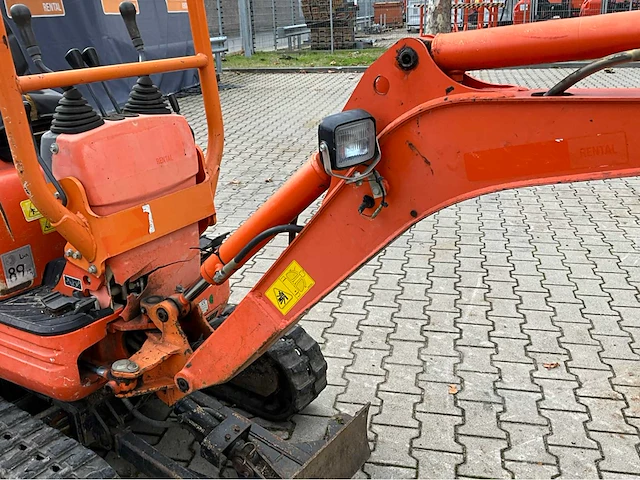 2015 kubota u10-3 vhg mini graafmachine - afbeelding 13 van  41