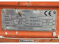 2015 kubota u27-4 hgl minigraafmachine - afbeelding 6 van  14