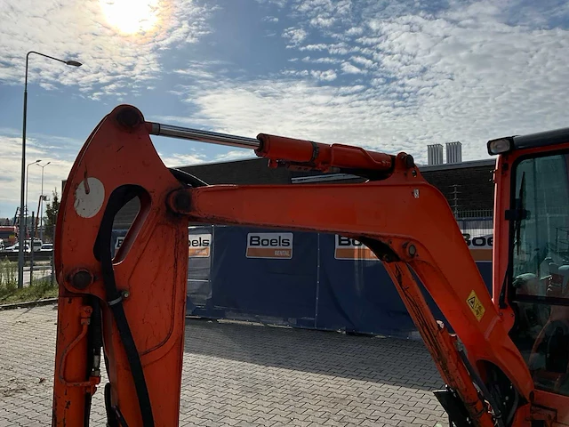2015 kubota u27-4gl mini graafmachine - afbeelding 10 van  42