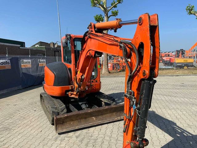 2015 kubota u55-4 kgls2 compacte graafmachine - afbeelding 10 van  27