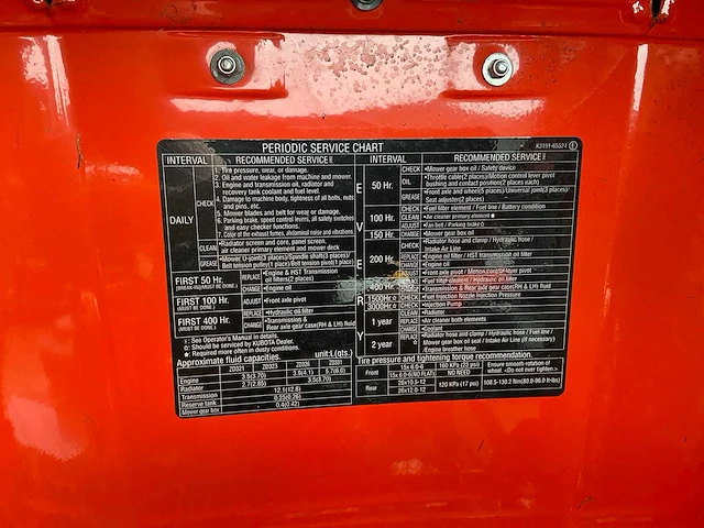 2015 kubota zd326-eu-2 zitmaaier - afbeelding 37 van  44