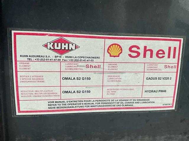 2015 kuhn euromix 2870 voermengwagen - afbeelding 17 van  25