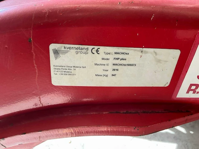 2015 kverneland machoxx klepelmaaier - afbeelding 10 van  18