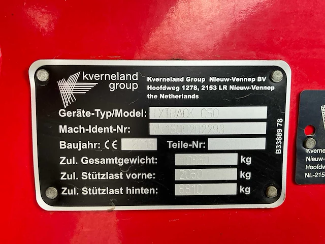 2015 kverneland rau ixtrack 50 veldspuit - afbeelding 21 van  31
