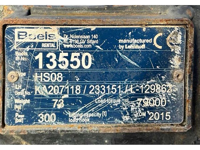 2015 lehnhoff sw08-4 snelwissel - afbeelding 9 van  9