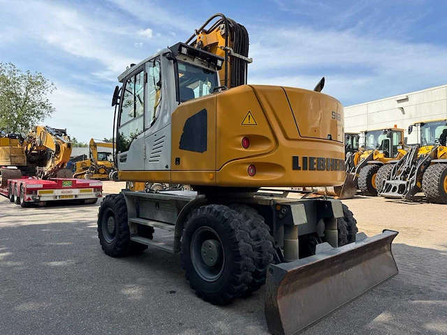 2015 liebherr a 918 compact banden graafmachine - afbeelding 9 van  16