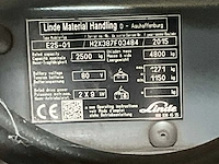 2015 linde e25-01 vorkheftruck - afbeelding 15 van  22