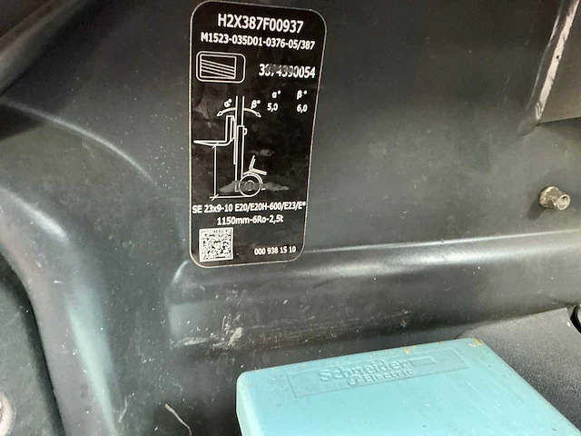 2015 linde e25l-01 vorkheftruck - afbeelding 7 van  16