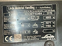 2015 linde h25-01 vorkheftruck - afbeelding 11 van  19