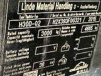 2015 linde h30d-02 vorkheftruck - afbeelding 9 van  17