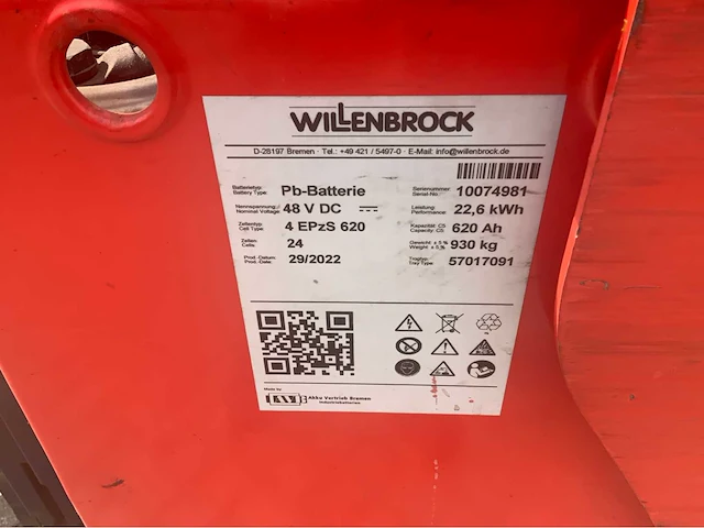 2015 linde r14-01 reach truck - afbeelding 17 van  24