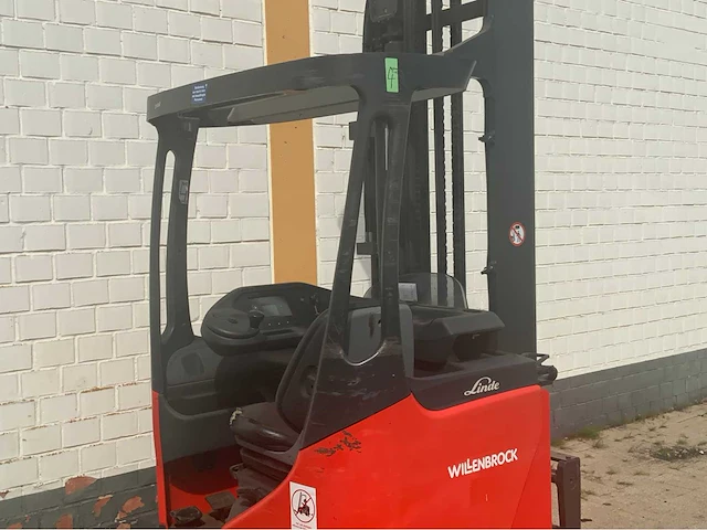 2015 linde r14-01 reach truck - afbeelding 7 van  21