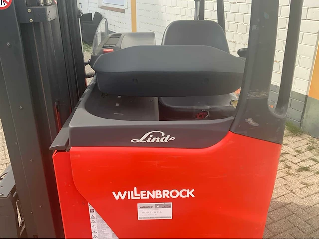 2015 linde r14-01 reach truck - afbeelding 9 van  21