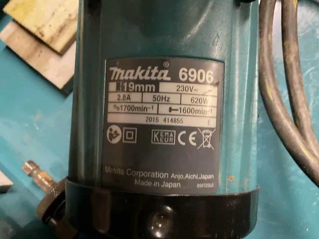 2015 makita 6906 boormachine - afbeelding 5 van  5