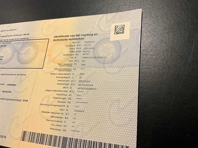 2015 mambour be-oplegger - afbeelding 15 van  23