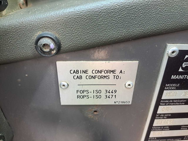 2015 manitou mrt 2150+ privilege verreiker - afbeelding 19 van  37