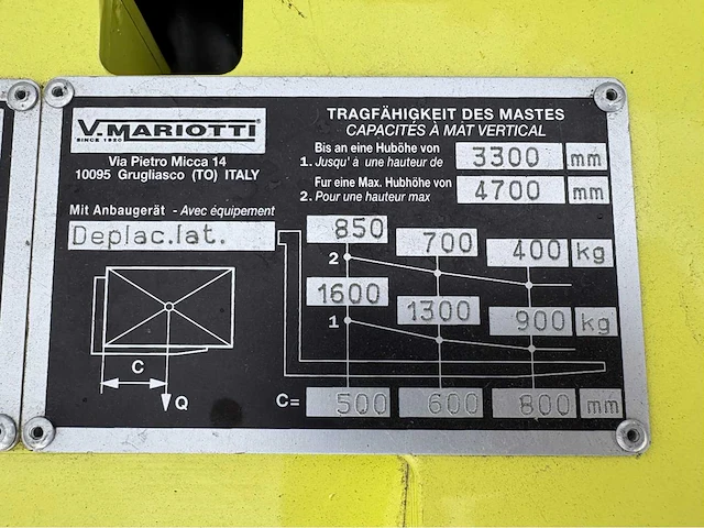 2015 mariotti ms/step/rf 47/16 elektrische palletwagen - afbeelding 15 van  23
