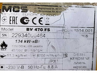 2015 mcs master air-bus bv 470 fs industriële heater / event heater / hetelucht turbine - afbeelding 4 van  12