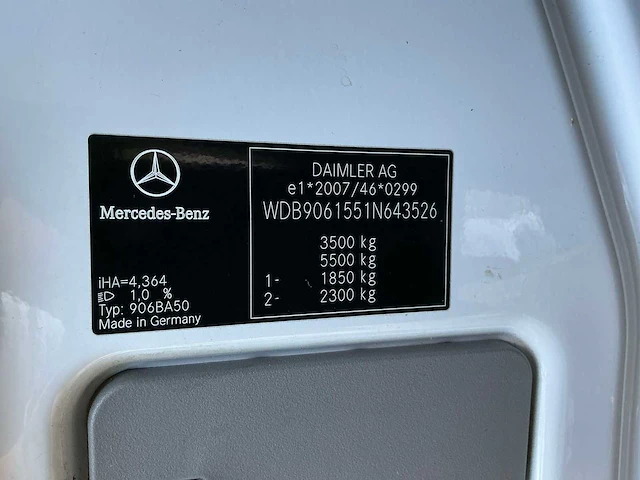 2015 mercedes-benz sprinter bedrijfswagen - afbeelding 40 van  46