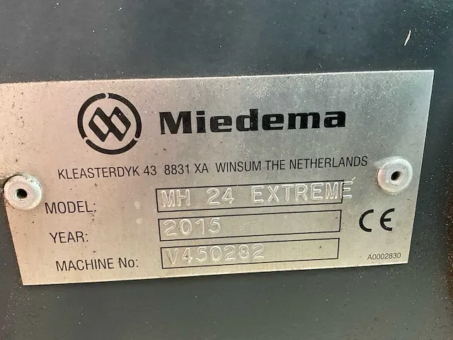 2015 miedema mh 24 extreme stortbunker (c-b) - afbeelding 30 van  36