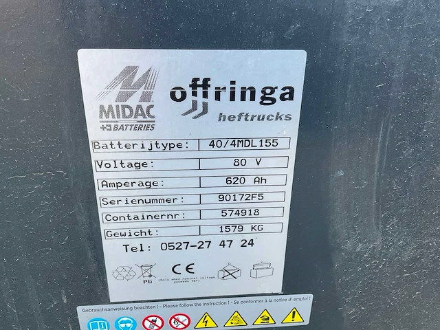 2015 mitsubishi fb25cn vorkheftruck - afbeelding 13 van  20