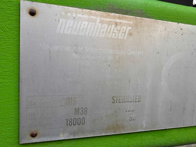 2015 neuenhauser sd300 mobiele zeefinstallatie grondzeef - afbeelding 22 van  31