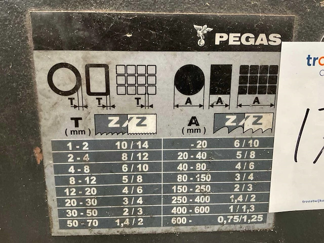 2015 pegas 150x200 gh-r bandzaagmachine - afbeelding 4 van  13