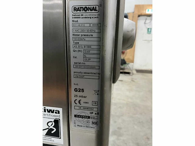 2015 rational scc we 61 g selfcookingcenter - afbeelding 11 van  11