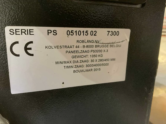 2015 robland ps3200 x-3 cnc formaatcirkelzaagmachine - afbeelding 6 van  17