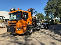 2015 scania p410 vrachtwagen met palfinger laadkraan en haakarm 19-bgf-3 - afbeelding 4 van  24
