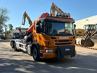 2015 scania p410 vrachtwagen met palfinger laadkraan en haakarm 19-bgf-3 - afbeelding 15 van  24