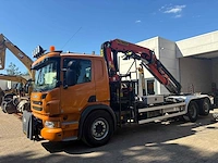 2015 scania p410 vrachtwagen met palfinger laadkraan en haakarm 19-bgf-3 - afbeelding 23 van  24
