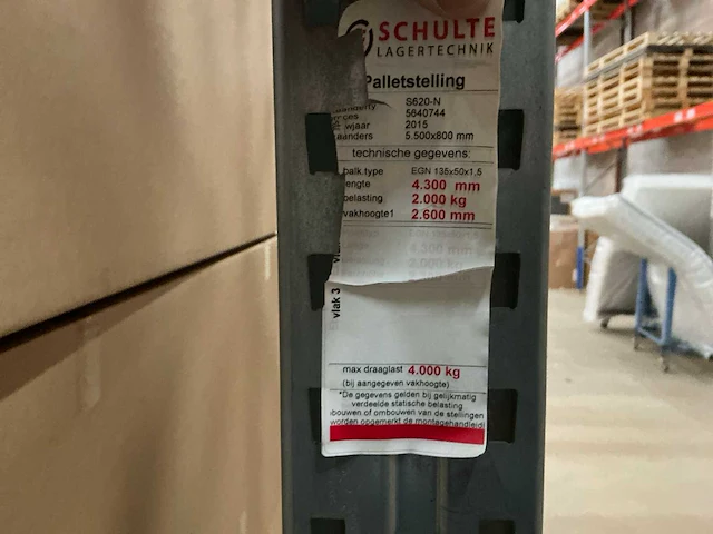 2015 schulte s620-n magazijnstelling - afbeelding 4 van  12