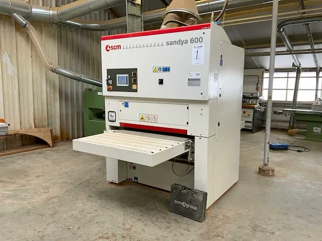 2015 scm sandya 600 breedbandschuurmachine - afbeelding 1 van  24