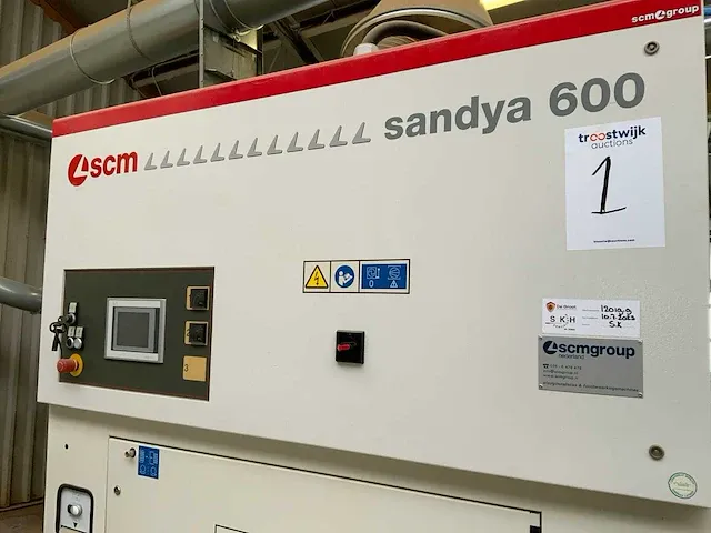 2015 scm sandya 600 breedbandschuurmachine - afbeelding 23 van  24