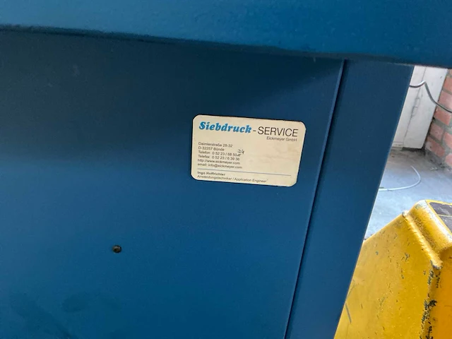 2015 siebdruck-service tic sfm650de zeefdrukmachine - afbeelding 10 van  30