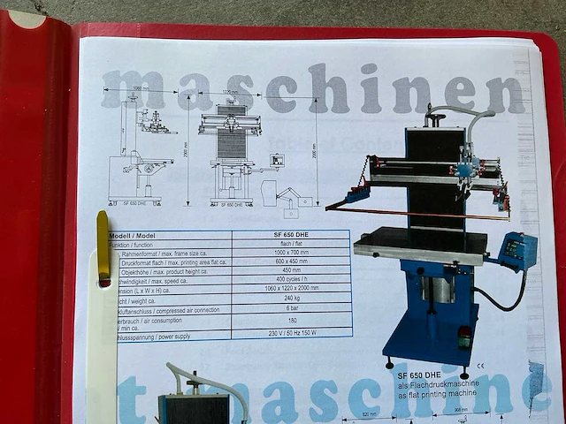 2015 siebdruck-service tic sfm650de zeefdrukmachine - afbeelding 20 van  30