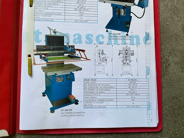 2015 siebdruck-service tic sfm650de zeefdrukmachine - afbeelding 21 van  30