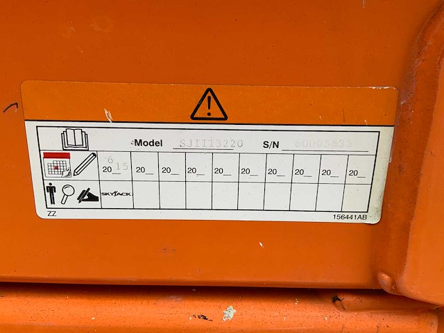 2015 sky jack sjiii3220 hoogwerker - afbeelding 6 van  18