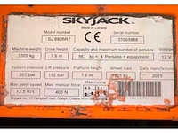 2015 skyjack sj 6826rt hoogwerker 4x4 - afbeelding 16 van  23