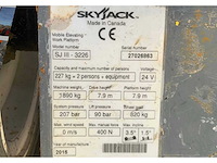 2015 skyjack sj iii 3226 hoogwerker - afbeelding 13 van  20